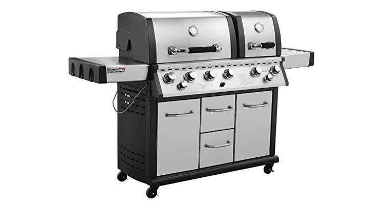 Royal Gourmet MG6001-R-C 6 Cabinet Propane Infrared Burner Gas Grill