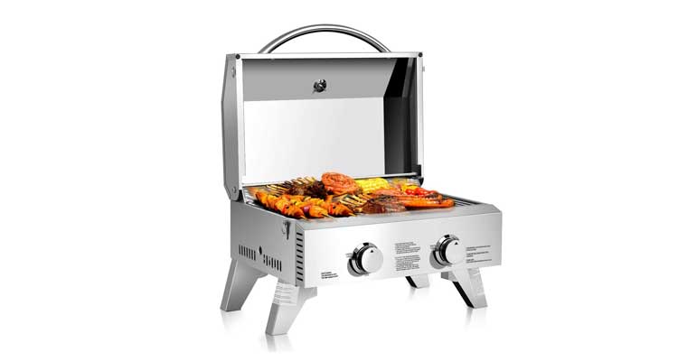 Giantex Two-Burner Tabletop Gas Grill