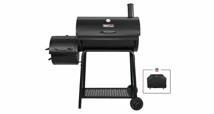 Royal Gourmet Charcoal Grill with Offset Smoker