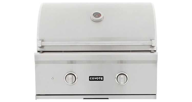 Coyote C-Series 28-Inch 2-Burner Built-In Natural Gas Grill