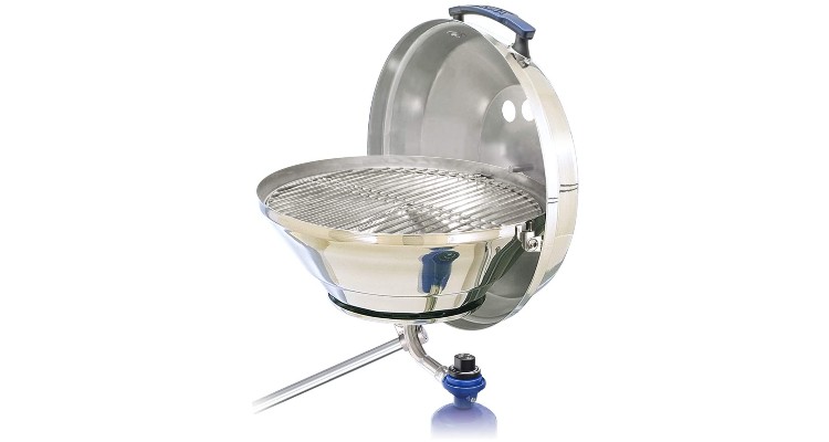 Magma Marine Kettle Gas Grill with Hinged Lid