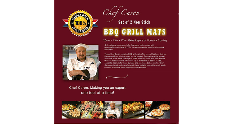 Chef Caron BBQ Grill Mat
