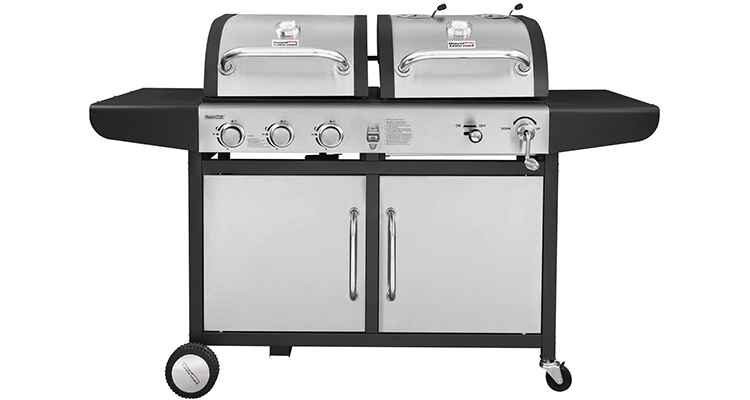 Royal Gourmet ZH3002-S 3-Burner Stainless Steel Gas and Charcoal Grill Combo