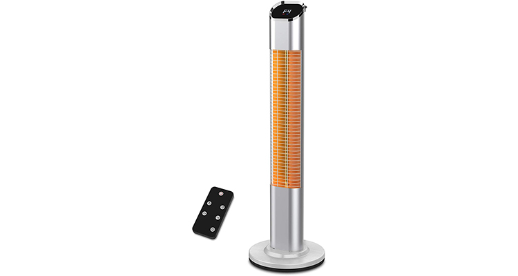 Jiyu 1500W Electric Infrared Vertical Standing Heater